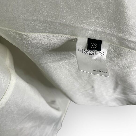 OHVIVI Off-White Applique See Through Tulle Prom Formal Dress Cherry Blossom - Picture 7 of 16